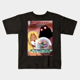 Alternotron cover (Art by Jed Soriano) Kids T-Shirt